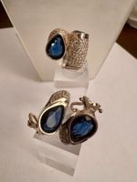 Neu 925 Sterling Silber Ring und Ohrringe