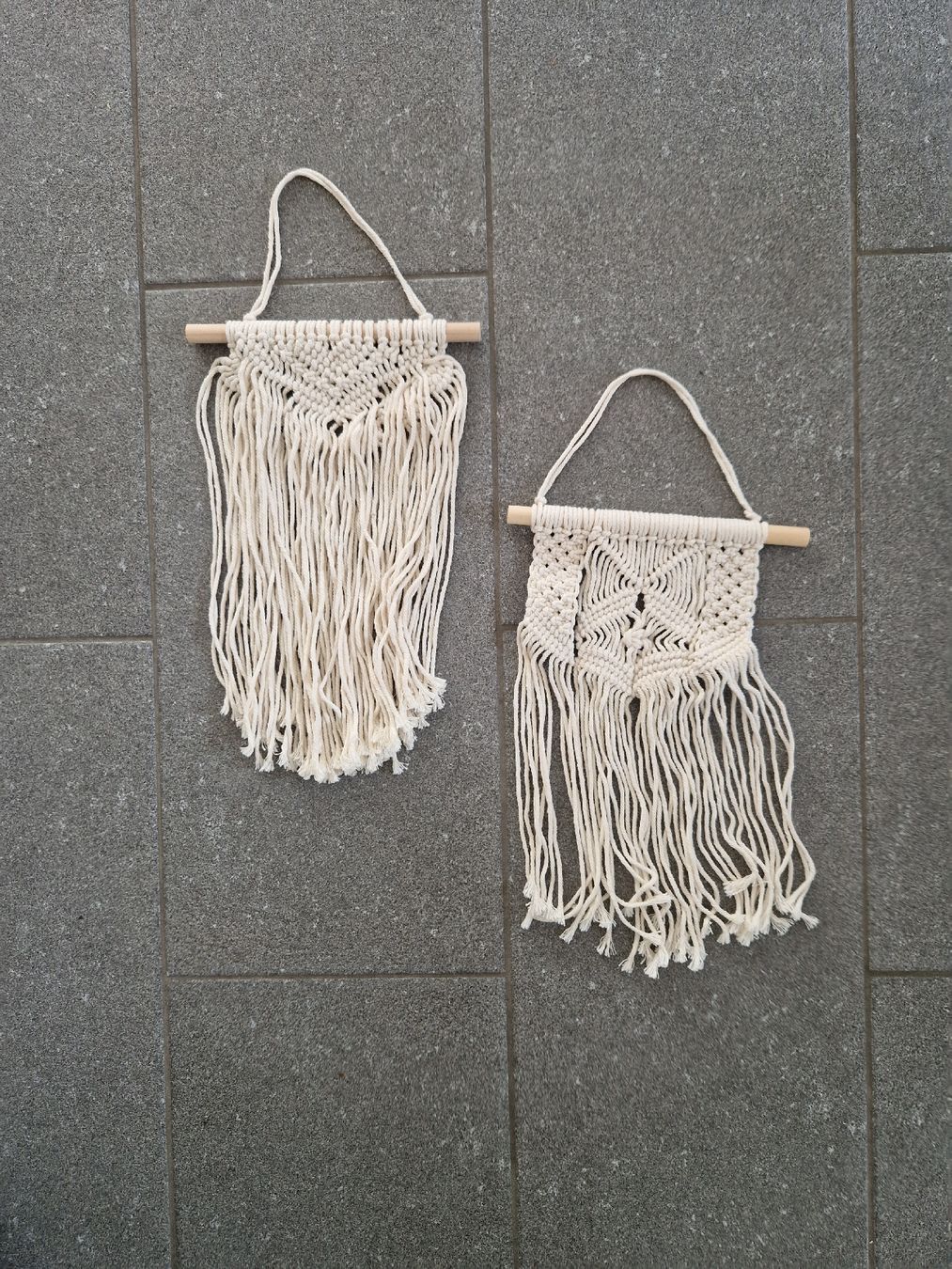 Tutte le decorazioni: 2 Makramee Wandbehang Boho Deko🤍 – Usato da Klosters venduto da Sniggels