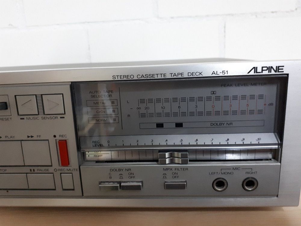Alpine Cassette Tape Deck AL51 Kaufen auf Ricardo