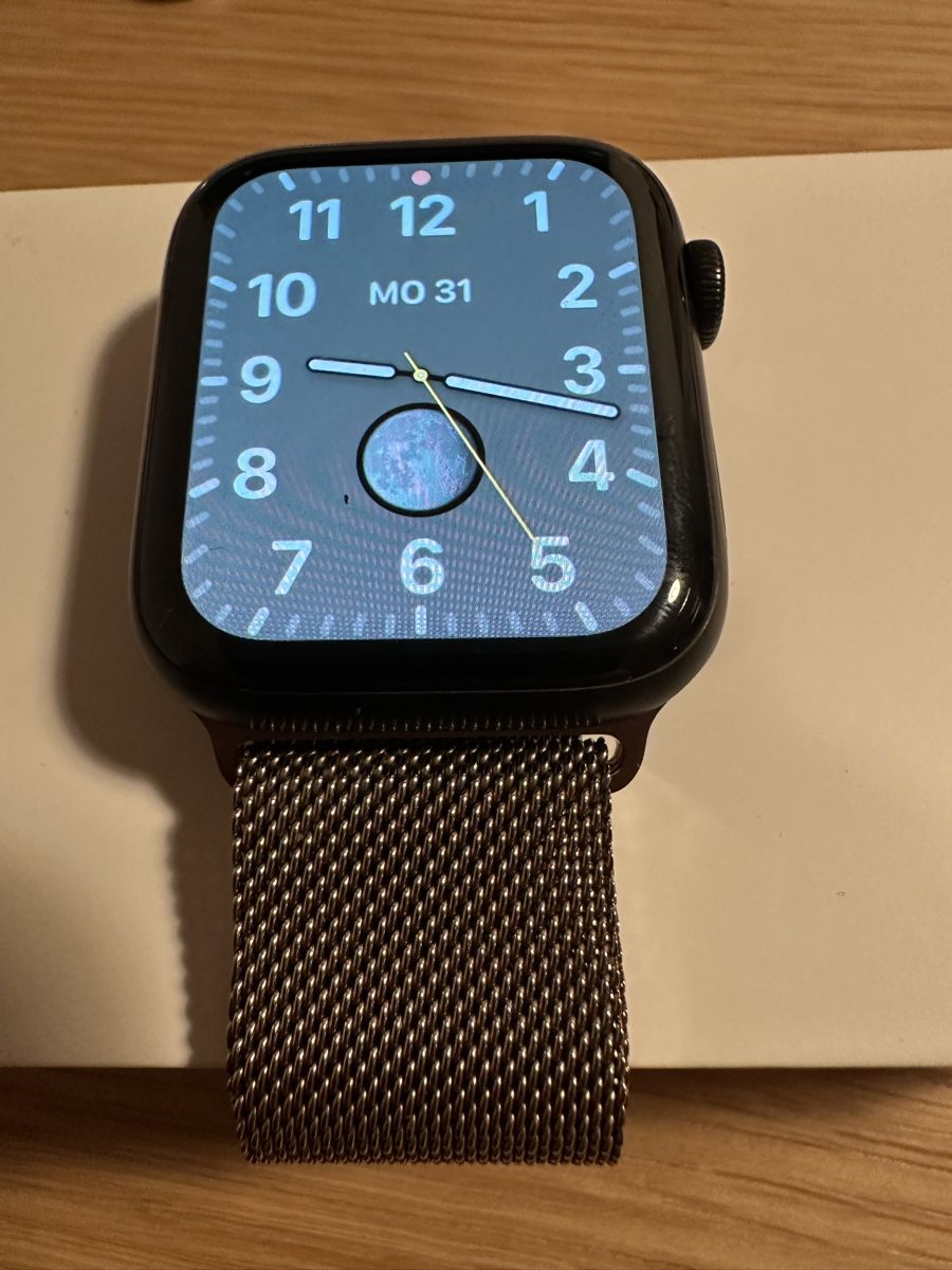 Apple Smartwatch: Apple Watch 5 Titanium Cellular mit 3 Armbändern – Usato da Glattpark(Opfikon) venduto da ZHINCITY 4