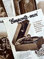 Columbia - 4 alte Werbungen / Anciennes publicités 1929/30