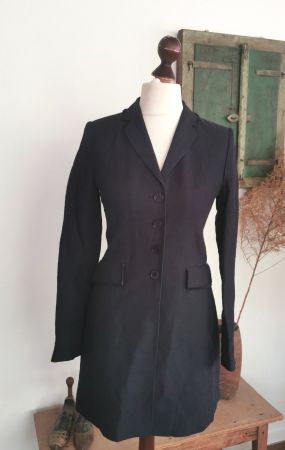 NVSCO eleganter Gehrock/Longblazer Leinen Gr. 34/36
