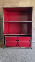 USM Haller - Meuble de rangement rouge bordeaux