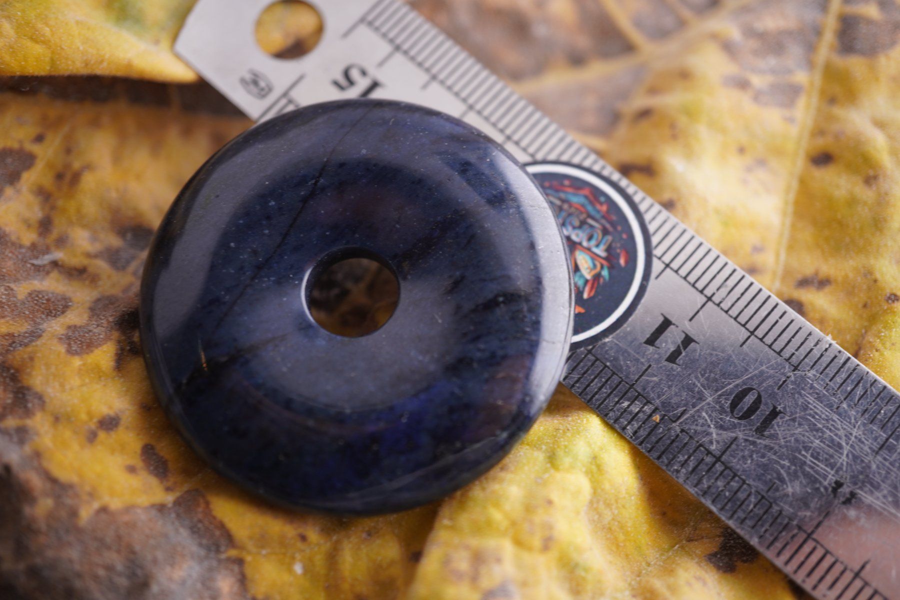 Minerali & Pietre curative: Pi Scheibe ca40mm  Dumortierit .-Edelsteinstube Rausverkauf – Nuovo e nell'imballaggio originale da Eschenbach SG venduto da topstone 6