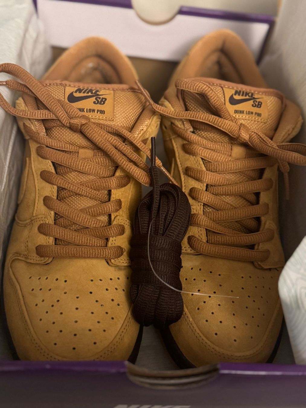 Nike Herrenschuhe: Nike sb dunk low pro wheat 2020 – Gebraucht aus La Brévine von ycy_m22k