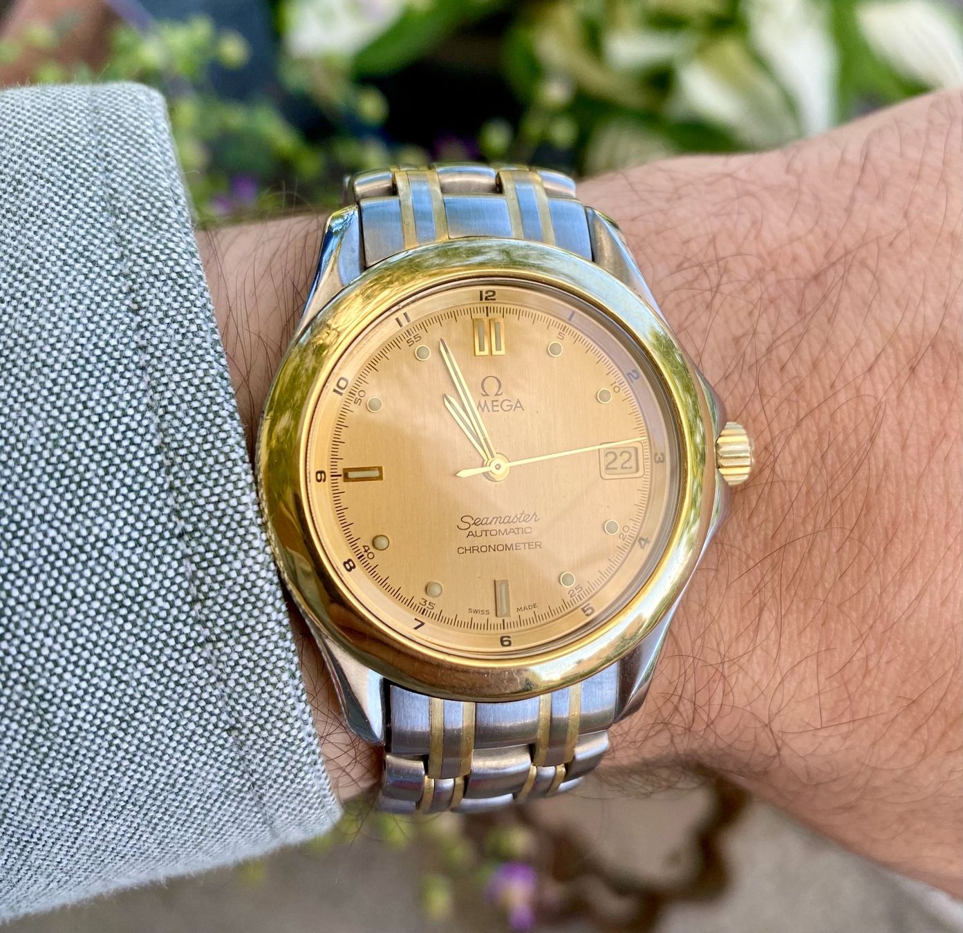 Omega Orologi: Omega Seamaster 120M Chronometer Bicolor 18K/steel Automatic – Usato da St. Gallen venduto da Montiswiss 1