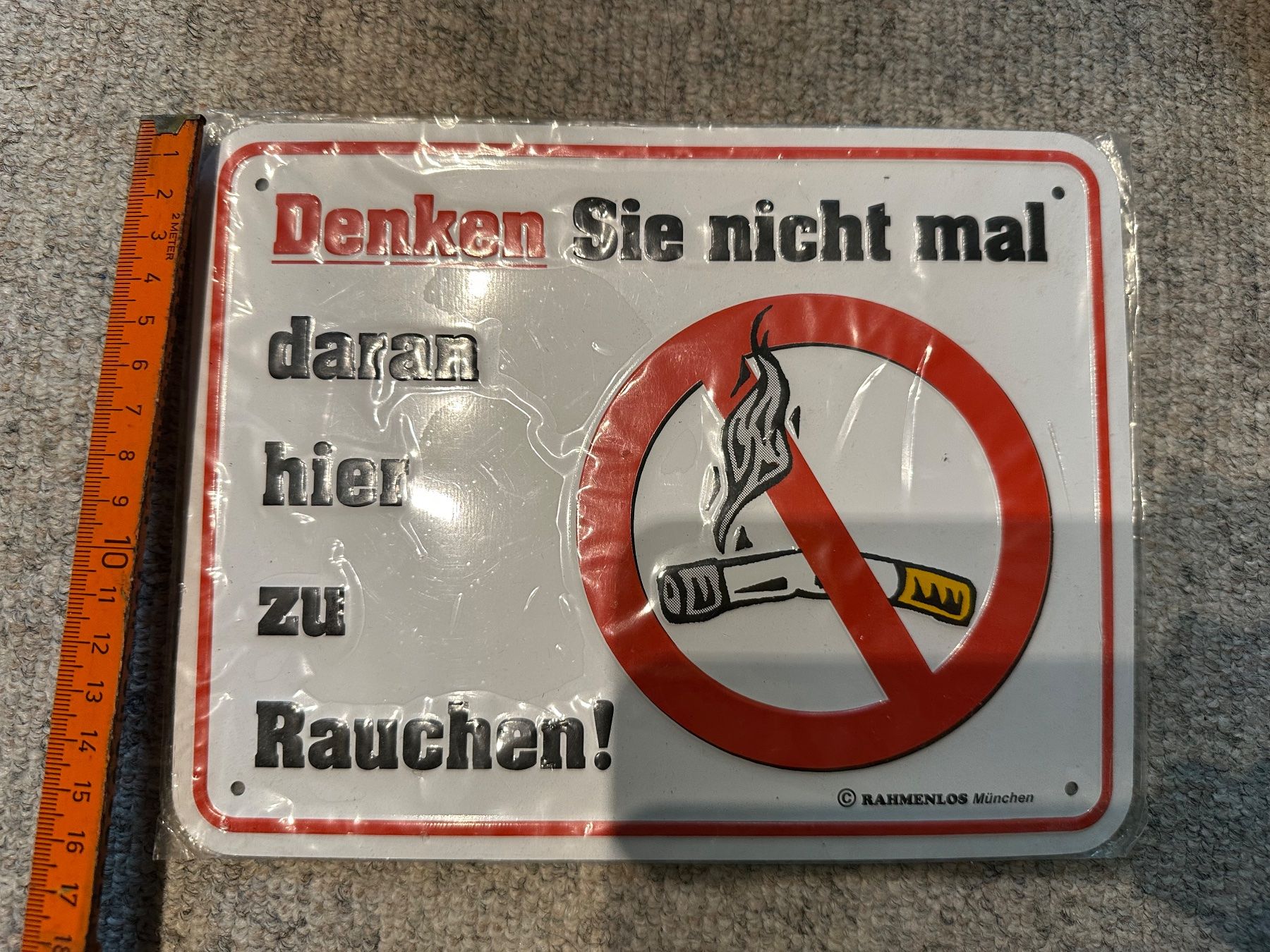 Insegne: Nostalgie Schild "Rauchen verboten" - Neu & Original! – Nuovo e nell'imballaggio originale da Niederhasli venduto da pat_6g78