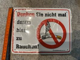 Nostalgie Schild "Rauchen verboten" - Neu & Original!