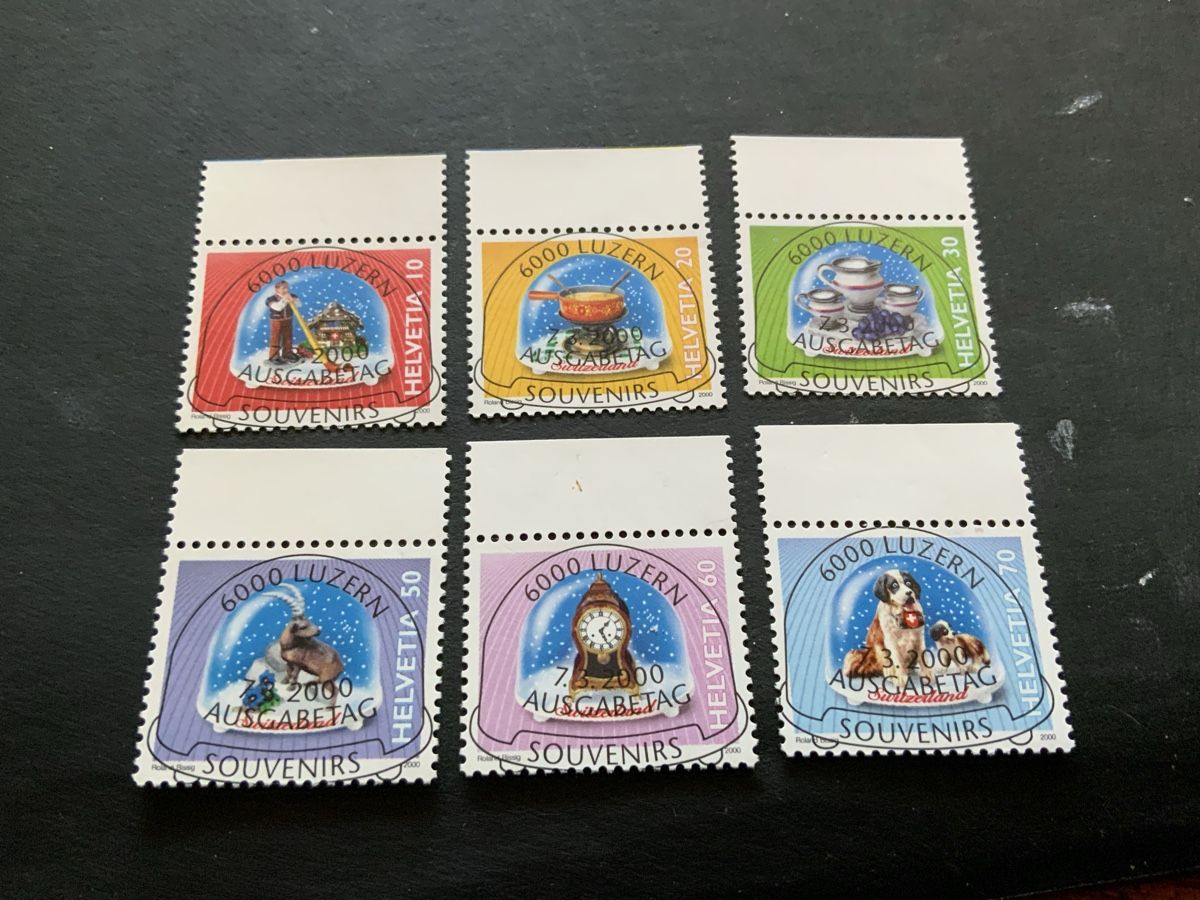 Tutti i francobolli: 2000 SOUVENIRS ET VOLL EINWANDFREI – Usato da Beinwil am See venduto da Ricri