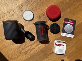 AeroPress Go inkl. Edelstahlfilter & Papierfilter