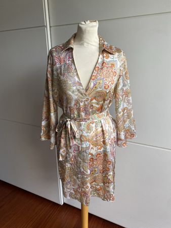 Zara Tunika Kleid Sommer Gr. M Hippie Style Top Zustand!