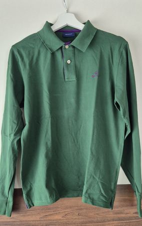 Gant Herren Polo Shirt, Grün, Grösse M - Top Zustand!