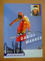 DANIEL MAHRER (CH) SKISTAR AUTOGRAMMKARTE