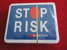 Original SBB Jasskarten "STOP RISK" -  "Deutsch" Neu & OVP!