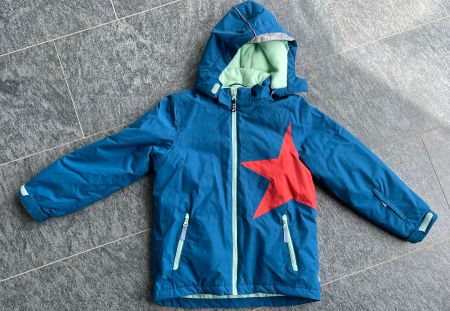 Jako-o Winterjacke/Skijacke mit Stern, Gr. 140/146