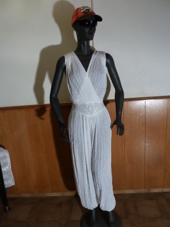 Neuware Sommerkleid Overall weiss
