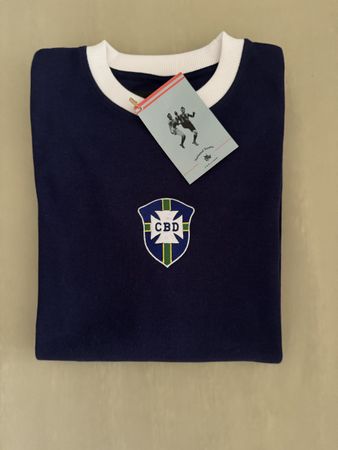 Coolligan Fussball Pullover, Brasilien Vintage Style, Neu!