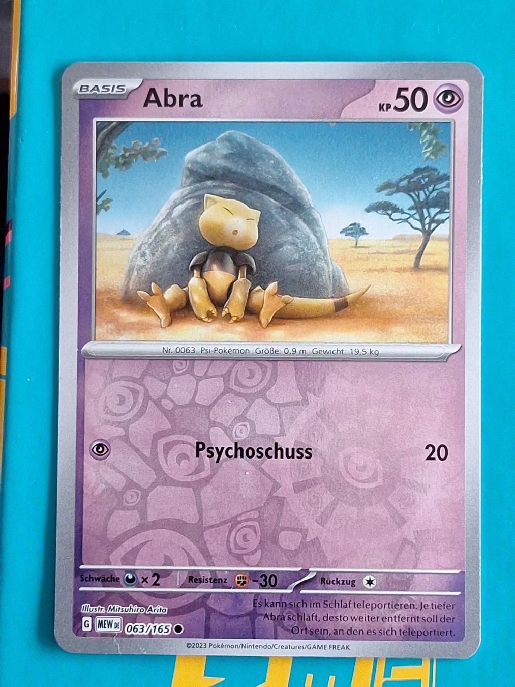 Pokémon Carte collezionabili: Abra - Mew 151 DEUTSCH - Reverse Holo Pokemon – Usato da Altstätten SG venduto da GGsGameshop