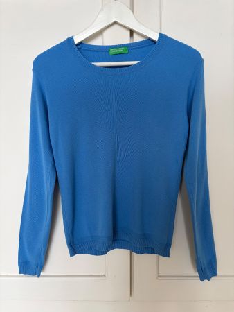 Pull femme bleu Benetton - Taille S