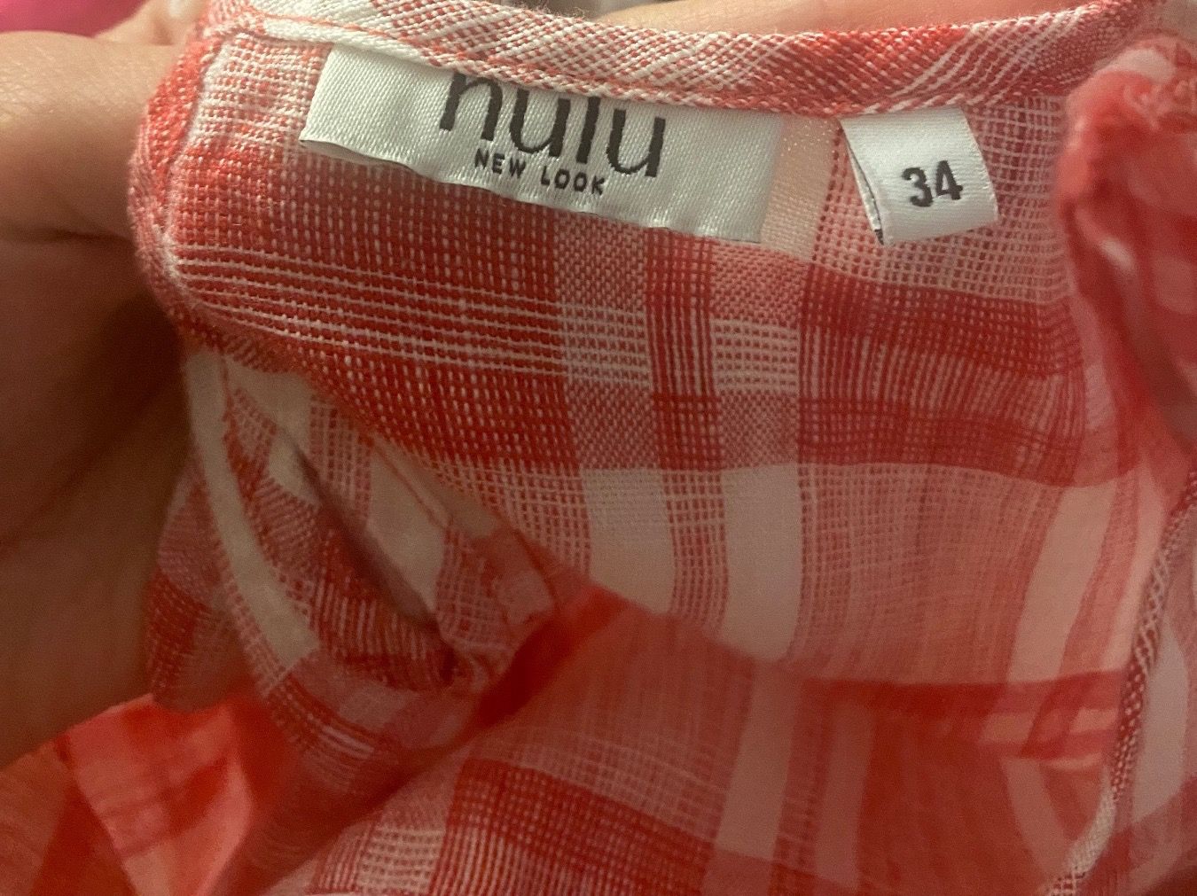 Top: SALE: GINGHAM LEINEN TOP – Nuovo (secondo la descrizione) da Schlieren venduto da notkrys 3