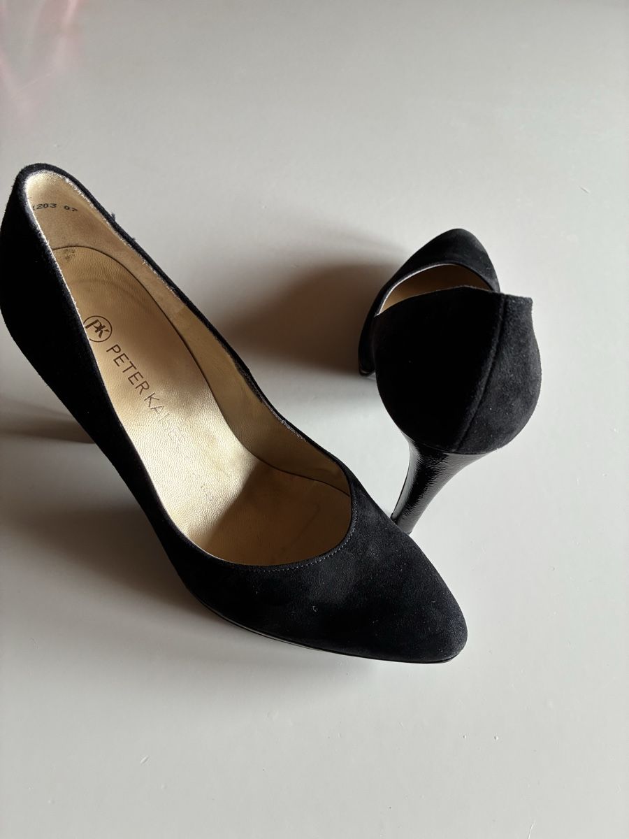 Kaiser Scarpe da donna: Peter Kaiser Echtleder Pumps, Schwarz, Grösse 38 – Nuovo (secondo la descrizione) da Bibern SO venduto da goldenblue