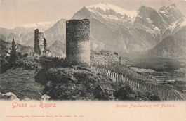 Gruss aus Ragaz Ruinen Schloss