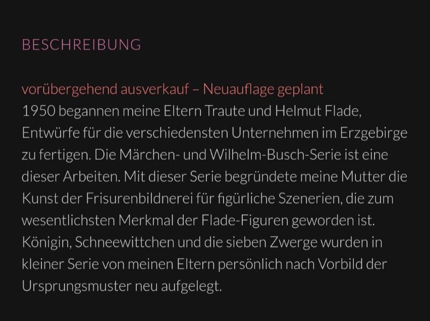 Statuette: Schachtel mit 7 kleinen Holzzwerge – Usato da Effretikon venduto da fabee 2