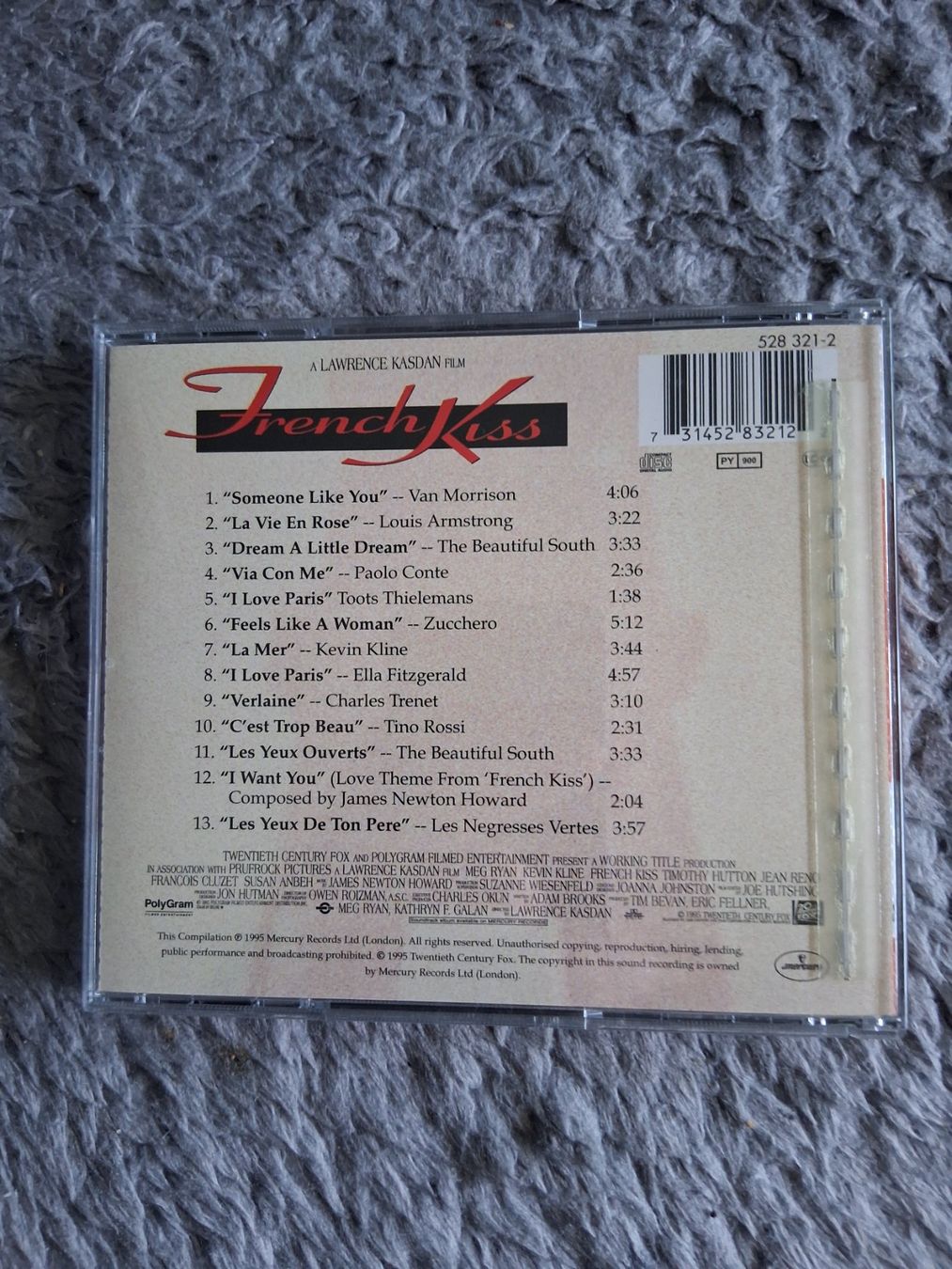 CDs: FRENCH KISS         SOUNDTRACK     CD – Gebraucht aus Wetzikon ZH von Ramones01 1