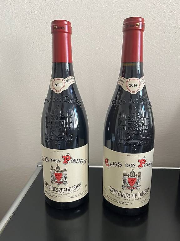 Vins: 2x Clos des Papes Châteauneuf-du-Pape 2014 – Neuf (Voir description) à Meilen par cpb87