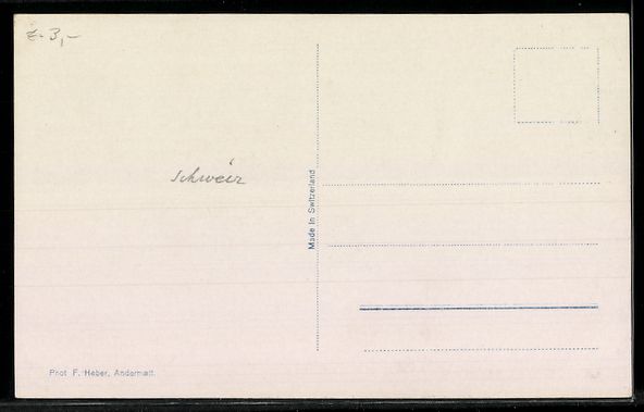 Cartes postales: AK Andermatt, Kaserne – D'occasion à Berlin par bartko-reher 1