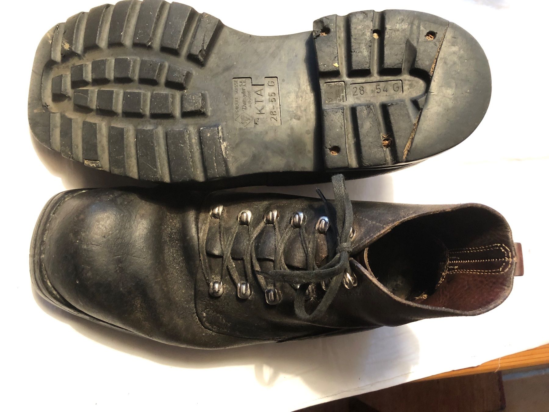 Schweizer Armee Scarpe da uomo: Militärschuh – Usato da Kölliken venduto da engine02 3