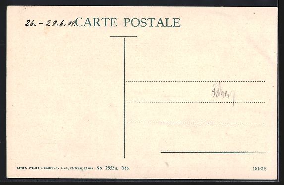Cartoline postali: AK Interlaken, Hotel Eden – Usato da Berlin venduto da bartko-reher 1