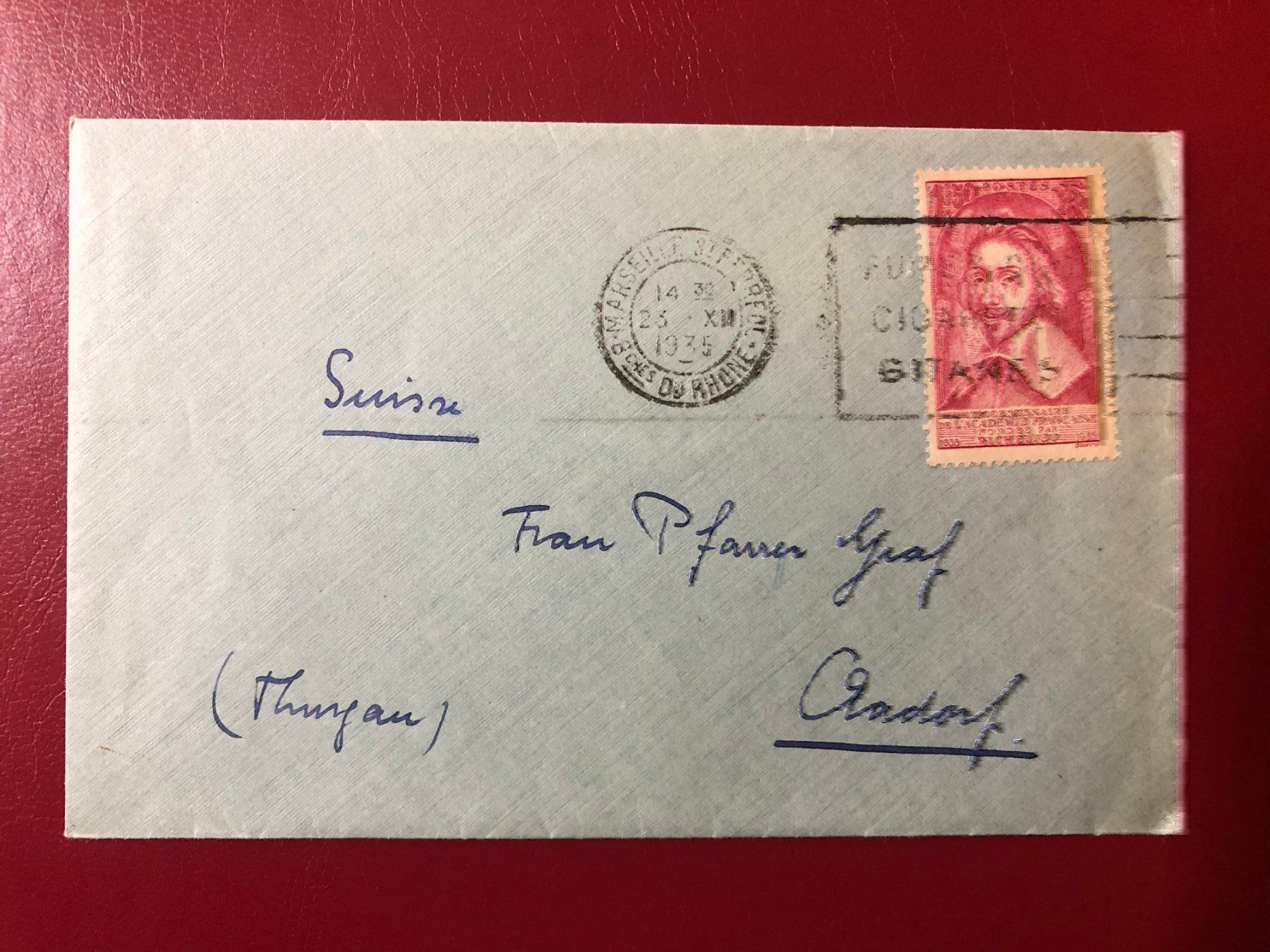 Tutti i francobolli: Lettre 1935 – Usato da Lausanne venduto da ffhoud