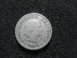 10 Rappen 1897  s+