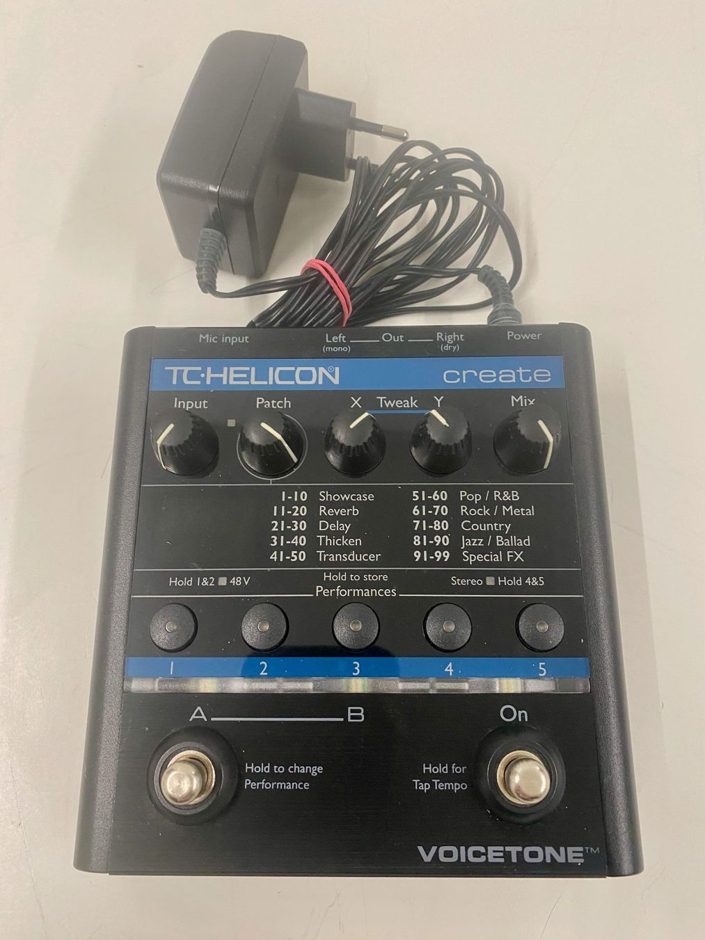 TC Electronic Equalizzatori: TC VOICETONE HELICON CREATE Stimmprozessor – Nuovo (secondo la descrizione) da Dietikon venduto da Ilsru