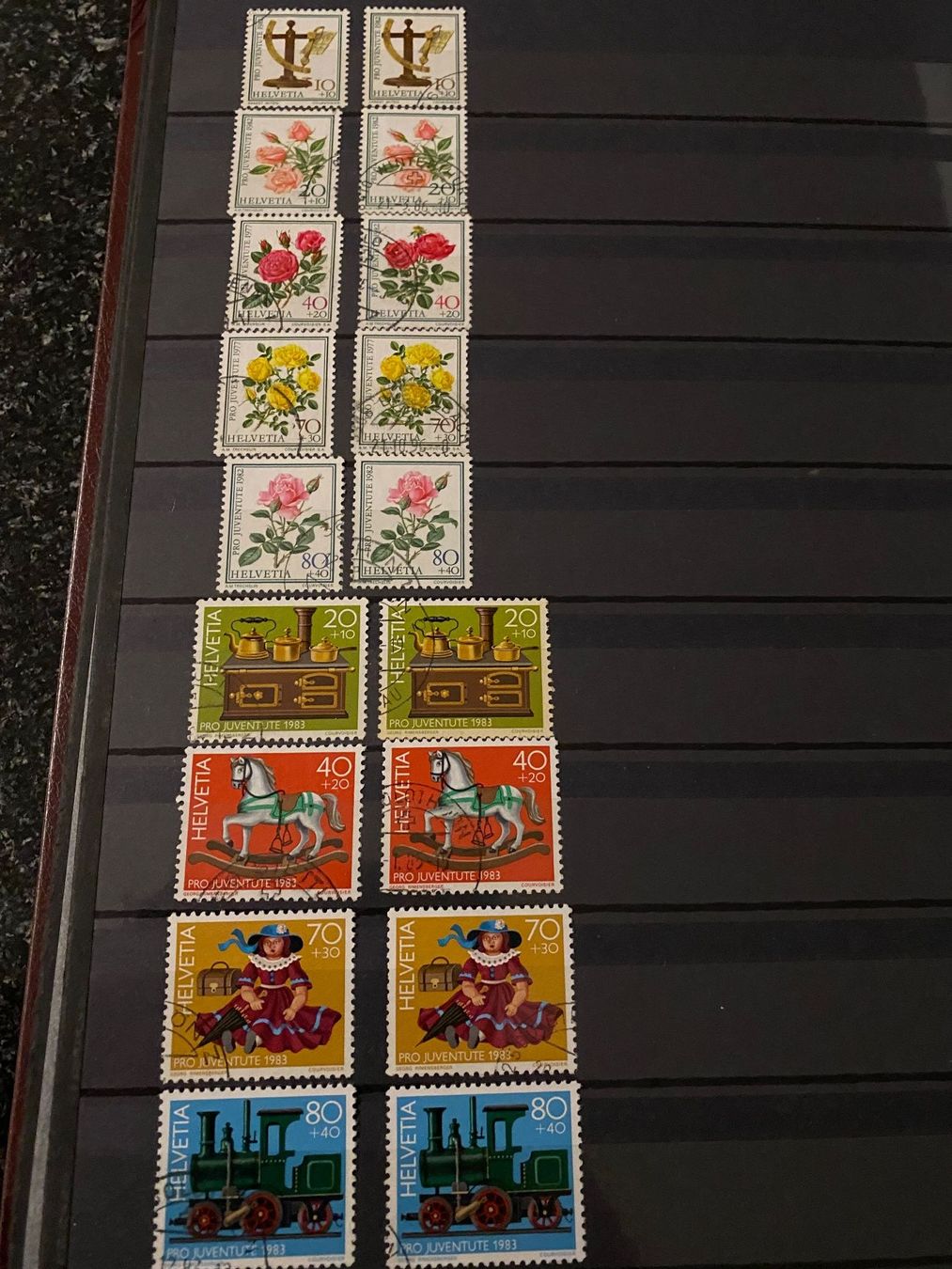 Alben: Briefmarkenalbum - Schweizer Sammlung Pro Juventute – Gebraucht aus Bätterkinden von Albera 9