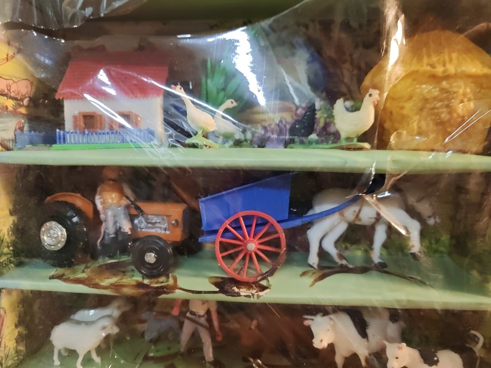 Nostalgie: Blue Box Farm Animal Set, Vintage, neu. (nov567) (Neu und ...