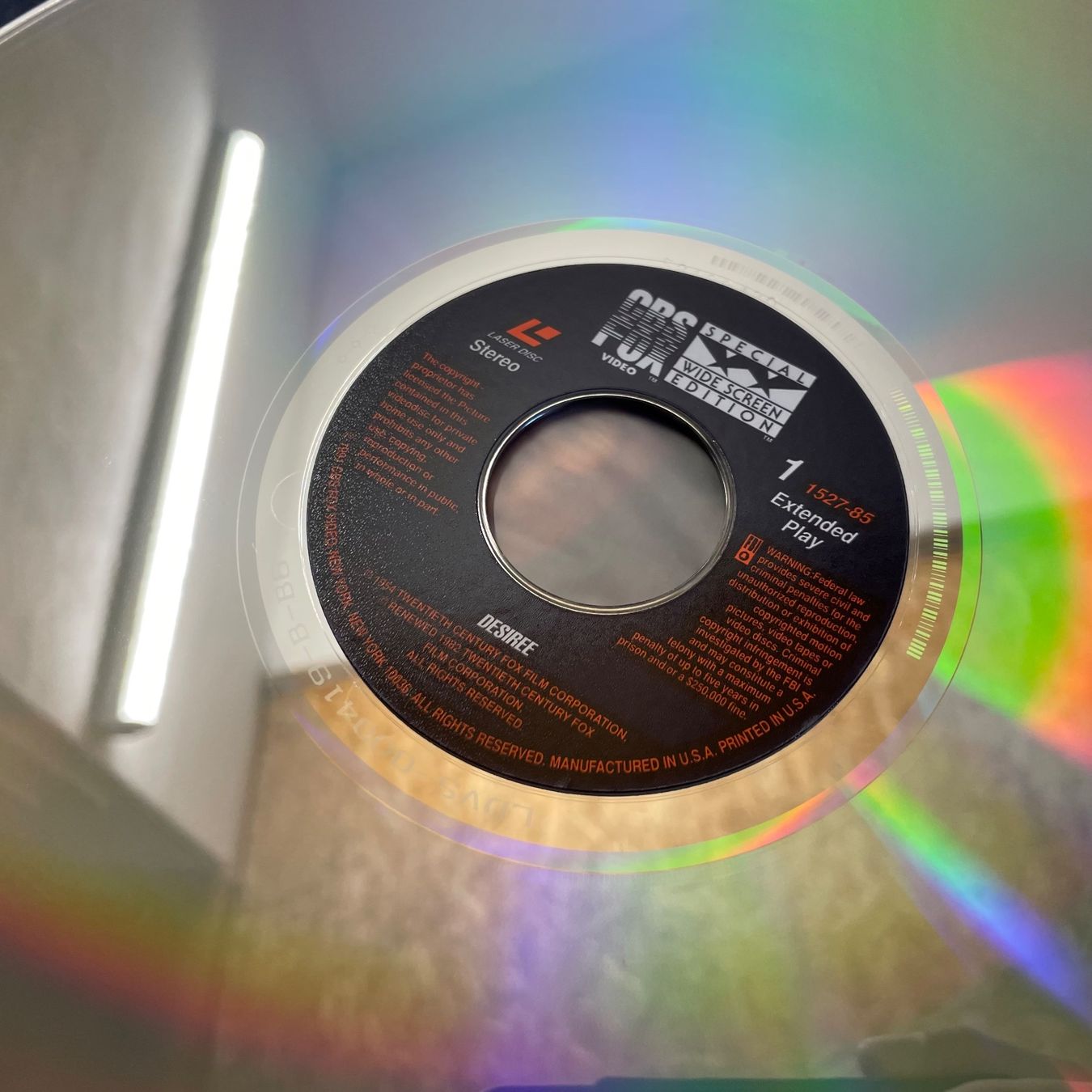 Alle DVDs: Desiree - LASER DISC - Englisch Orig. – Gebraucht aus Stans von Brode 2