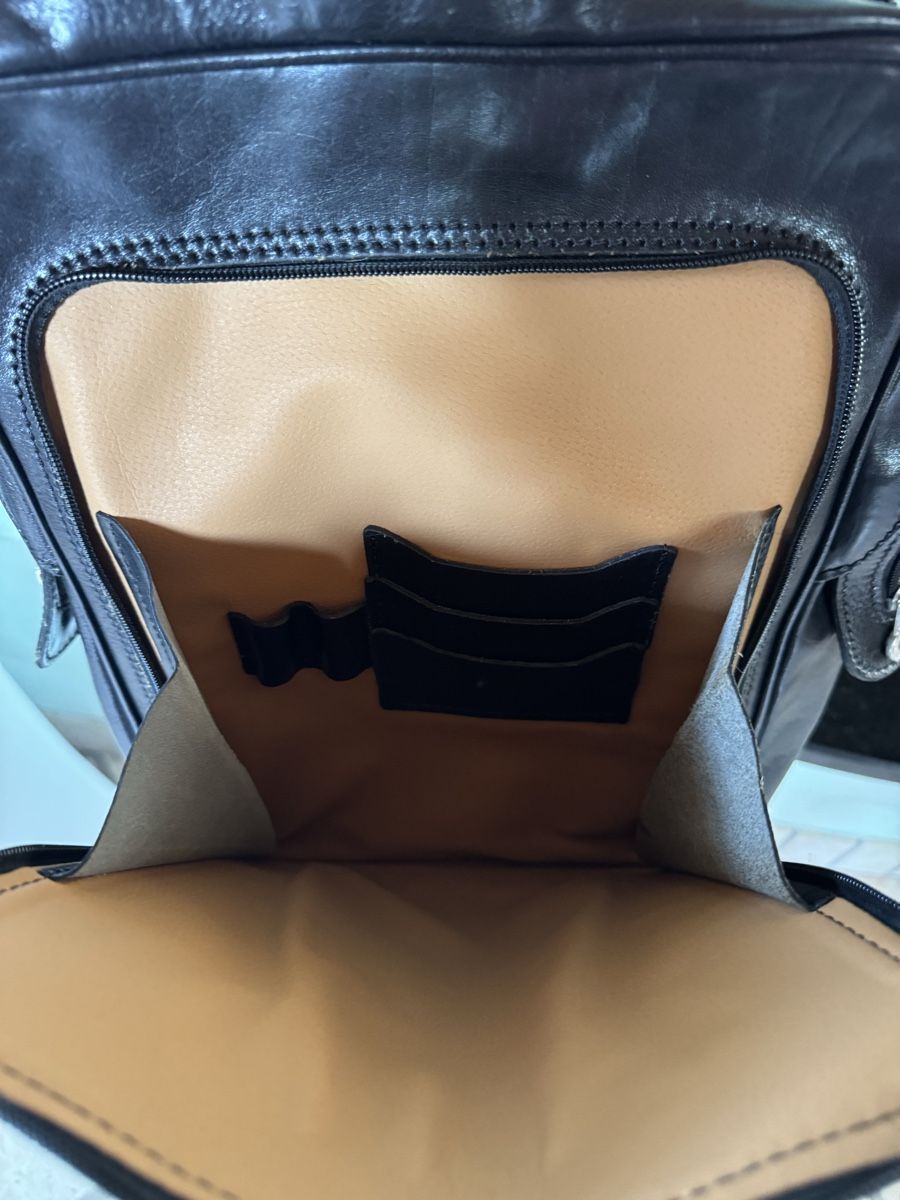 Sacs à dos: Laptoptasche / Rucksack Leder Schwarz – Neuf (Voir description) à Therwil par rowe-spezial 6