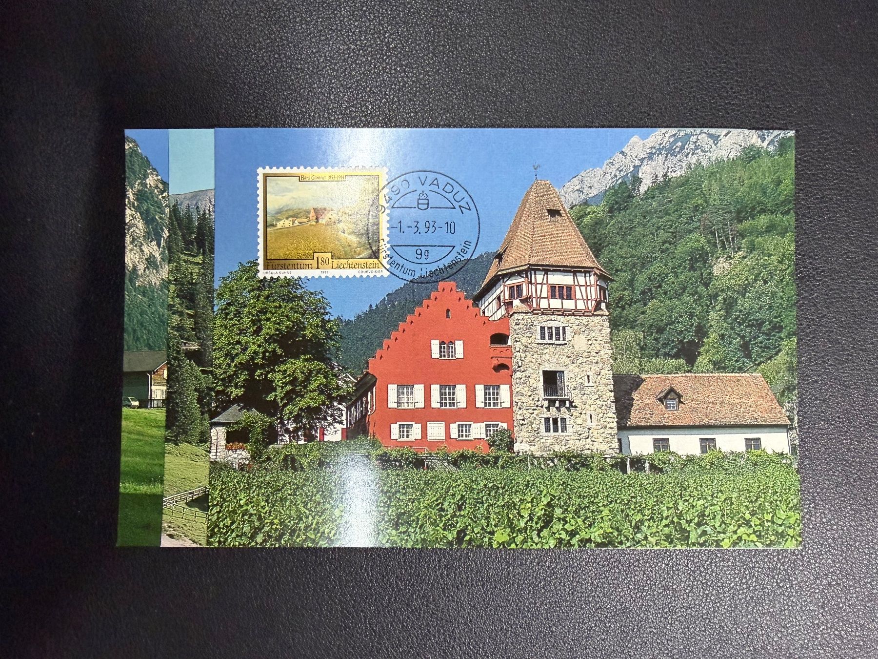 Tutti i francobolli: Liechtenstein Maximumkarten Nr. 113 / 1993 – Usato da oberrüti venduto da jeanmei