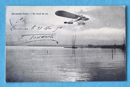 Lausanne - Ouchy - Au bord du lac - Aviatiker Taddeoli  1911