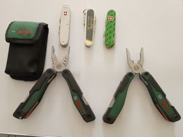 Lot Sackmesser Victorinox/ Wenger und Bosch Multitool 