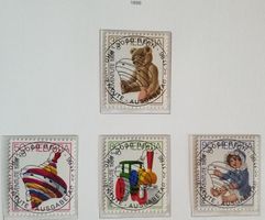 1986 Pro Juventute Satz Ersttag Vollstempel mit Gummi