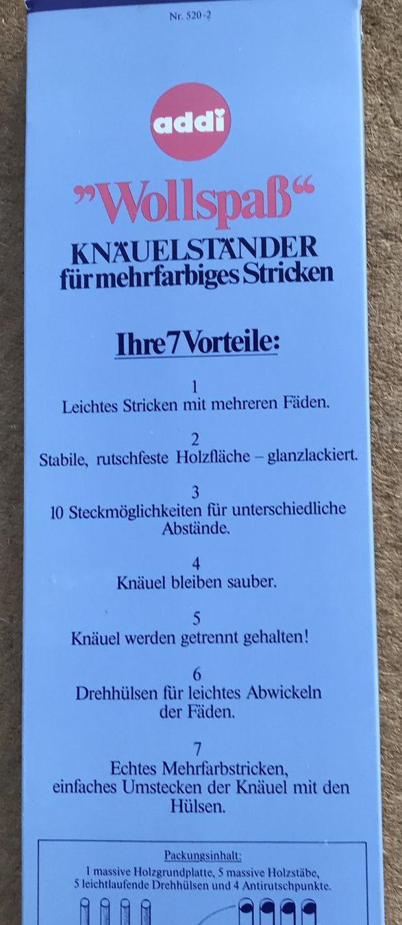 Wolle: KNÄUELSTÄNDER – Neu und originalverpackt aus Ostermundigen von Kari1937 5