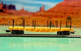 Rivarossi H0 Flat Car/Flachwagen Union Pacific Railroad, USA