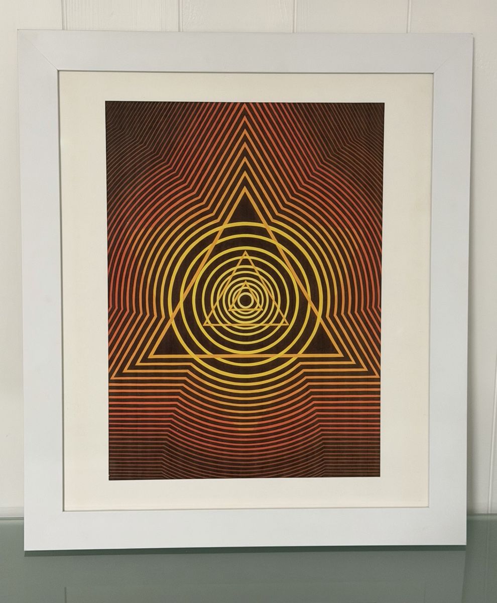 Foto & Immagini: Gerahmtes Druck Bild - Geometrisches Muster – Usato da Gunten venduto da starfish3 2