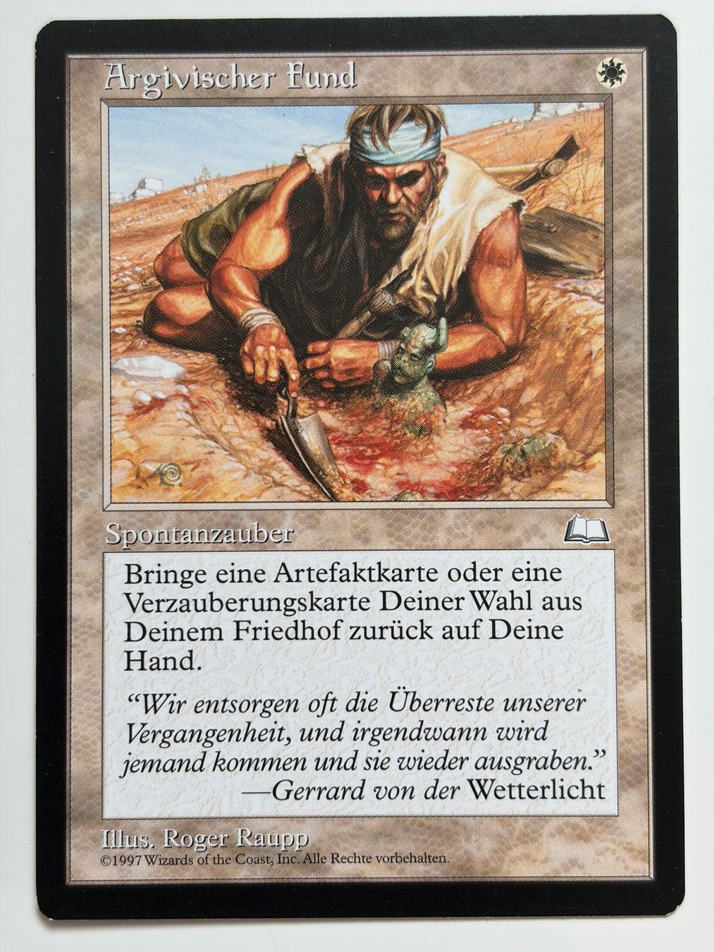 Magic The Gathering Sammelbilder & Trading cards: Argivischer Fund - Weatherlight – Gebraucht aus Bonstetten von ddiederichs