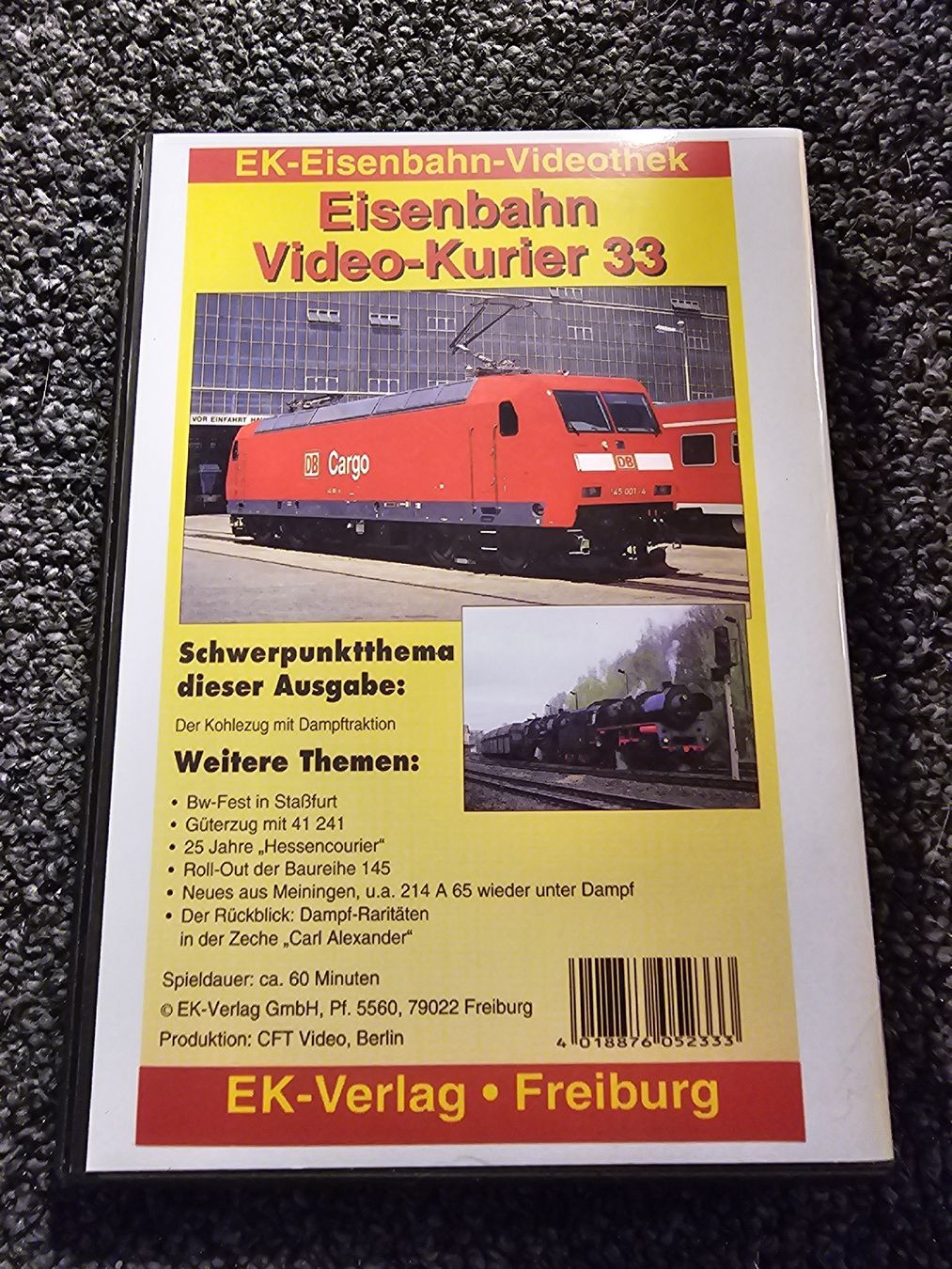 Tutti i DVDs: Eisenbahn Video-Kurier 33 (20437) – Usato da Ruswil venduto da jan_bxl5 1