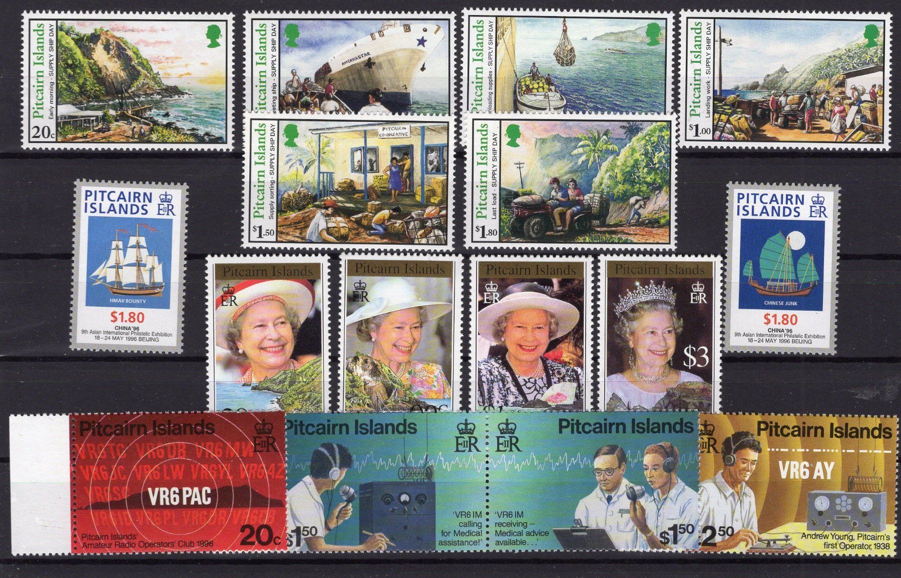 Tutti i francobolli: R6110  /  PITCAIRN 1996 neufs XX – Nuovo (secondo la descrizione) da Ste-Croix venduto da MONT-TAGNAC
