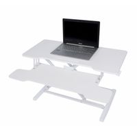 Stehpult Monitorständer 91.5 x 40 cm weiss